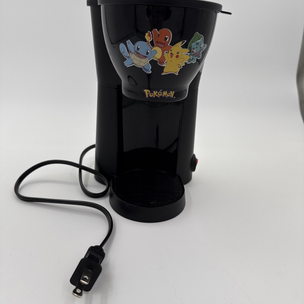 Uncanny Brands Pokémon Single-Serve Coffee Maker‎ Used No Mug Works Well